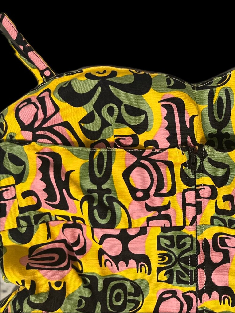 Pinup Couture Tiki Print Summer Dress - Picture 3 of 4